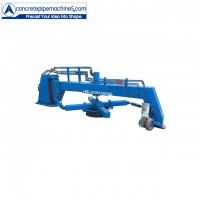 machine for making concrete pipe with GRP lining